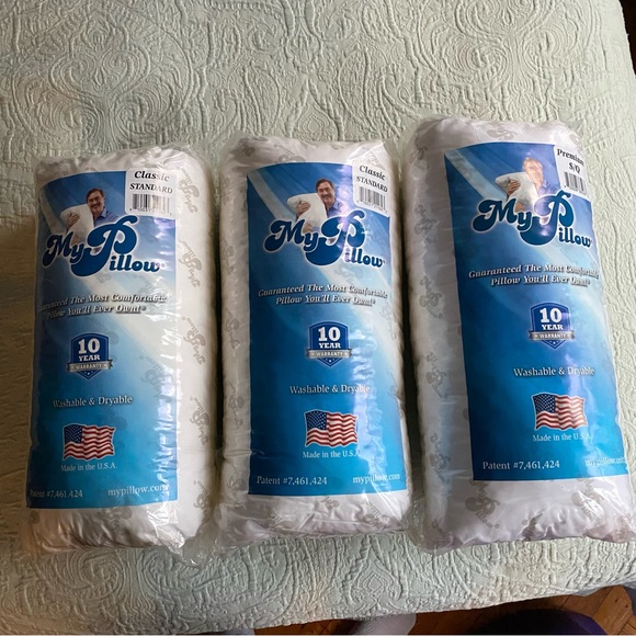 MyPillow Other - NEW MyPillow 3 Set Bundle - 2 Classic Standard and 1 Premium S/Q. My Pillow